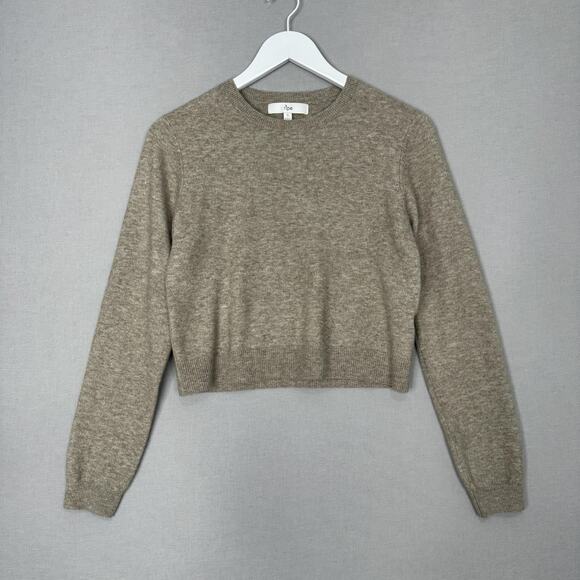 Ripe Maternity Sweater Womens Small Tan Mandy Detachable Nursing Knit Wool Blend - Picture 1 of 11